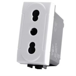 PRESA BIVALENTE BIANCO T1 TOT ELECTRIC 818B