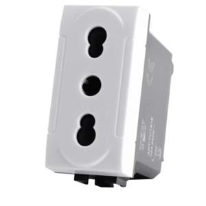 PRESA BIVALENTE BIANCO T1 TOT ELECTRIC 818B