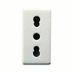 PRESA 2P+T 16A BIVALENTE SY/WT GEW20203