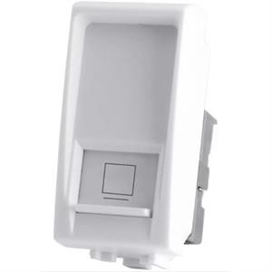 CONNETTORE RJ45 LAN BIANCO SERIE T1 TOT ELECTRIC 823B