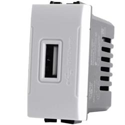 USB SINGOLA BIANCO SERIE T1 TOT ELECTRIC 829B