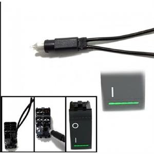 LUCE SPIA BLU SERIE LIVING E PLANA BIANCO SERIE T1 463455