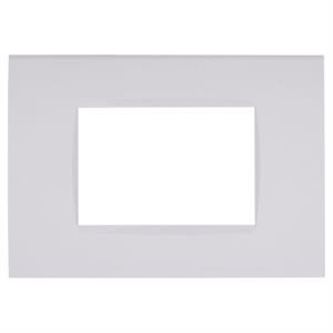 PLACCA T1 TECNOPOLIMERO BIANCO TOT ELECTRIC 4 POSTI 8004-1