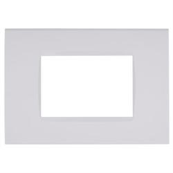 PLACCA T1 TECNOPOLIMERO BIANCO TOT ELECTRIC 4 POSTI 8004-1