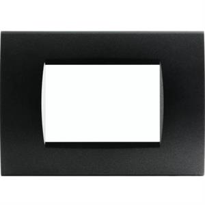 PLACCA T1 TECNOPOLIMERO NERA TOT ELECTRIC 3 POSTI