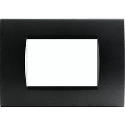 PLACCA T1 TECNOPOLIMERO NERA TOT ELECTRIC 3 POSTI