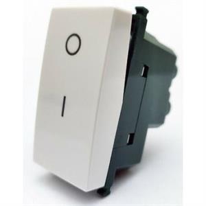 INTERRUTTORE BIPOLARE BIANCO SERIE T2 TOT ELECTRIC 602B