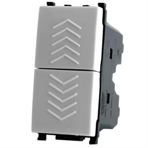 DOPPIO PULSANTE BIANCO SERIE T2 TOT ELECTRIC 622B