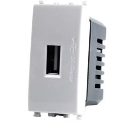 USB SINGOLA BIANCO SERIE T2 TOT ELECTRIC 629B
